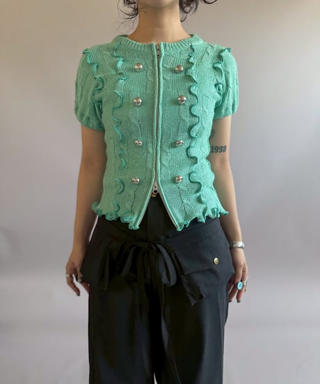【RE;CIRCLE】 RE Napoleon Knit Top / 260514-001