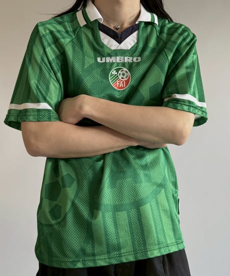 【USED】 UMBRO 90's IRELAMD Soccer Shirt/ 250607-046
