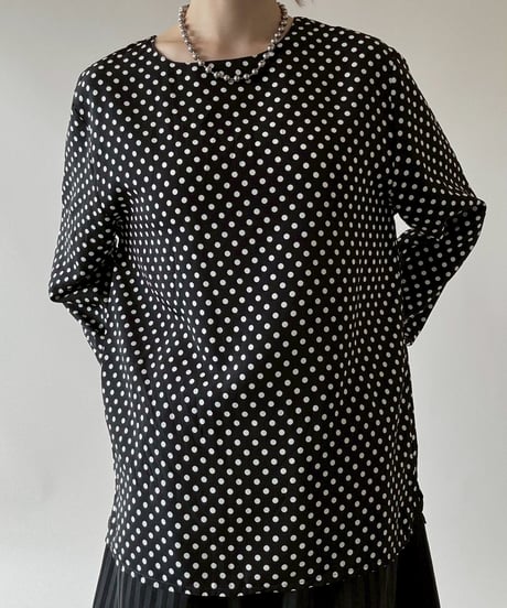 【USED】 Frank Olivier Dot Pattern L/S Top  / 250628-019
