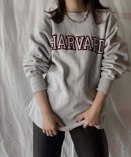【USED】 80's USA Champion Reverse Weave HARVARD/210324-005