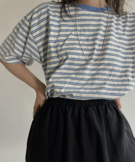 【USED】 HONORS Short Sleeve Striped T-shirt / 220521-008