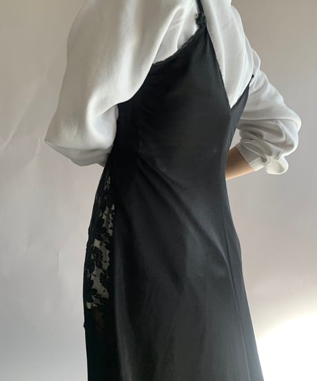 【USED】 Lace Patterned Camisole Long One-Piece/241124-023