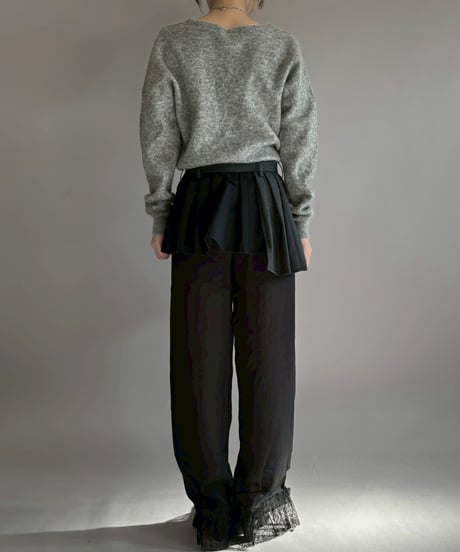 【RE;CIRCLE】 RE Suit Wrap Skirt Mini / 260129-008