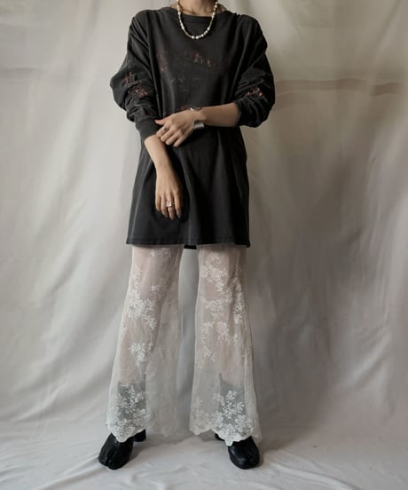 【RE;CIRCLE】 RE Lace Pants⑤/ 210801-071