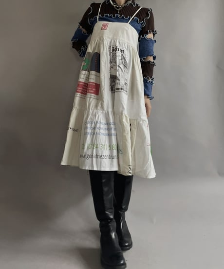 【RE;CIRCLE】RE Eco-Friendly Bag Camisole Middle One-piece / 230327-007