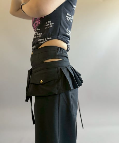 【RE;CIRCLE】 RE Suit Pleats Bag / 260514-006