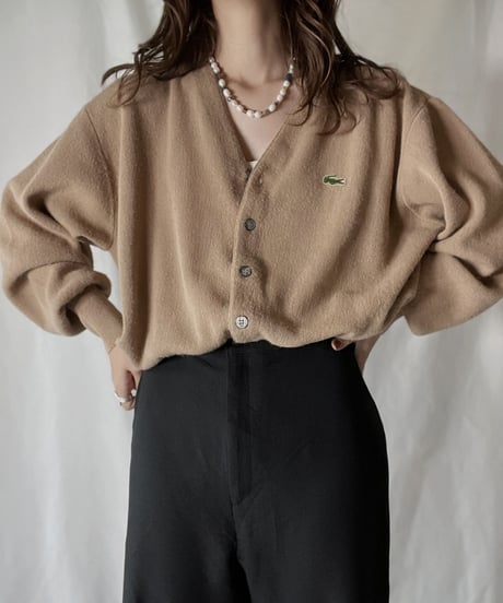 【USED】   LACOSTE Knit Cardigan 11/211126-019