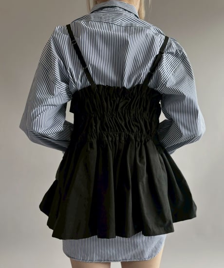 【RE;CIRCLE】 RE U.S Military Rebuild Mini One-Piece Black / 260423-005