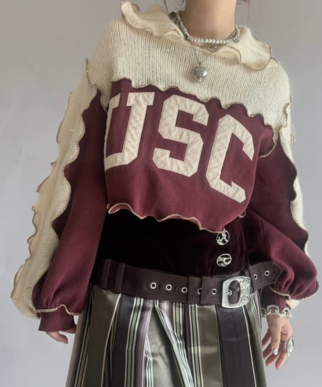 【RE;CIRCLE】 RE Mellow Knit Top /  241121-008