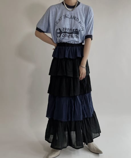 【USED】 Ringer Short Sleeves T-shirt / 220507-005