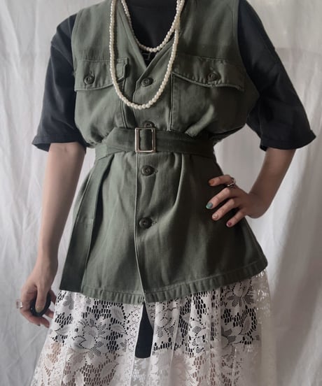 【RE;CIRCLE】 RE Lace×Fatique N/S One-piece①/210714-012
