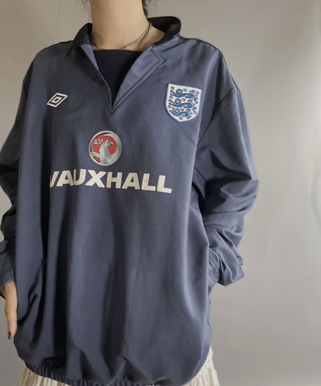 【USED】 Umbro Soccer England Long Sleeved T-shirt / 221224-024