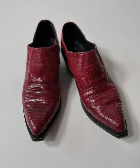 【USED】 Western  Leather Shoes/210826-004