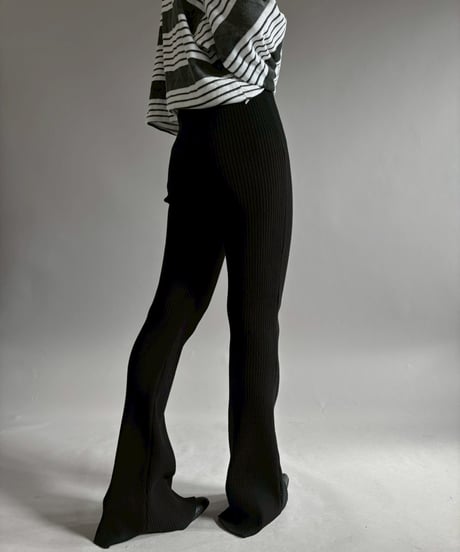 【USED】 Courreges Rib Knit Pants / 260124-007