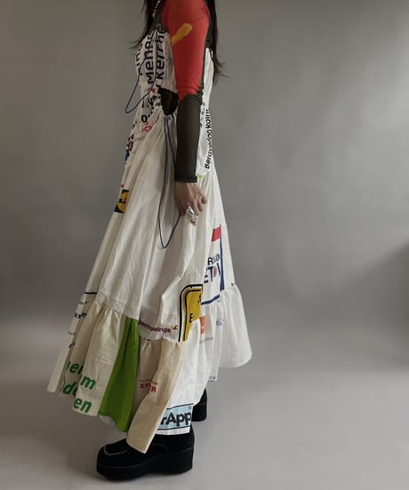 【RE;CIRCLE】RE Eco-Friendly Bag Code Camisole Long One-piece / 240516-025