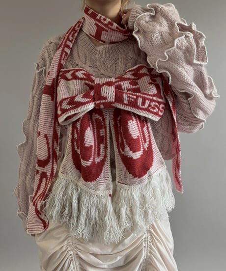【RE;CIRCLE】 RE Mellow Ribbon Knit Top + Tie / 260122-008