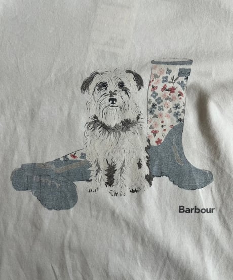 【USED】 Barbour Dog T-Shirt /240729-051