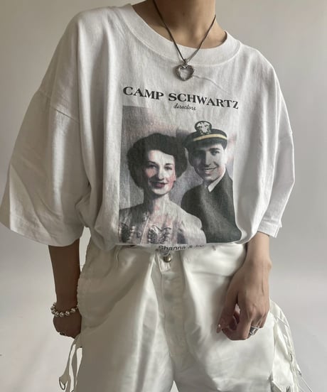 【USED】 90's Person Print T-Shirt /250503-006