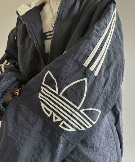 【USED】 80's adidas Padded Nylon Jacket / 251115-007