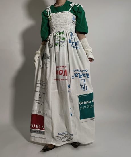 【RE;CIRCLE】 RE Eco Bag Camisole One-piece ① /220407-001