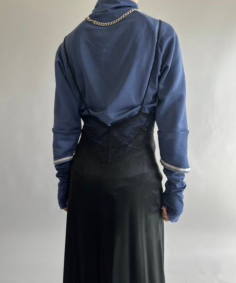 【USED】 Lace Patterned Camisole Long One-Piece /240921-021