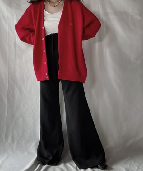 【USED】   LACOSTE Knit Cardigan①/210930-017
