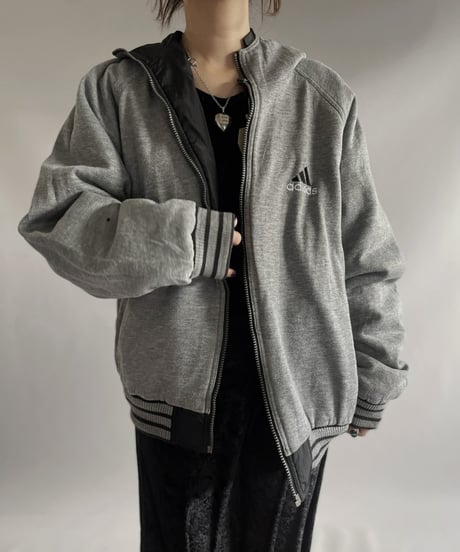 【USED】 adidas Padded REVERSIBLE Nylon Jacket/ 231202-030