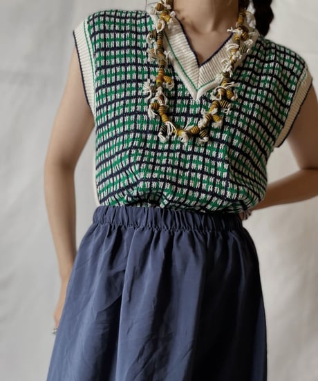 【USED】  Crochet Vest/20210819-018
