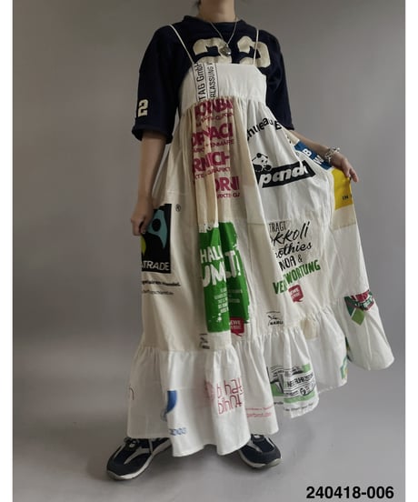 【RE;CIRCLE】RE Eco-Friendly Bag Camisole Long One-piece / 240418
