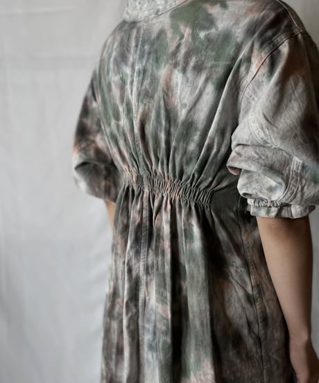 【RE;CIRCLE】  RE Tie-dyed Medical S/S Gown③/20210819-037