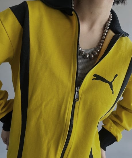 【USED】70s Puma Jersey Top /240224-033