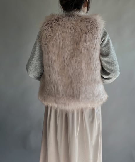 【USED】 CHEROKEE Fake Fur Vest / 240101-038