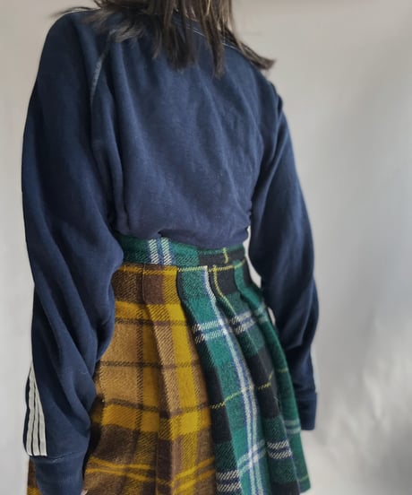 【USED】 Line Sweat Shirt Navy / 230105-023