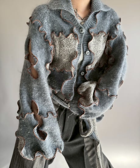 【RE;CIRCLE】 RE Mellow Knit Cardigan + Tie/ 251127-008
