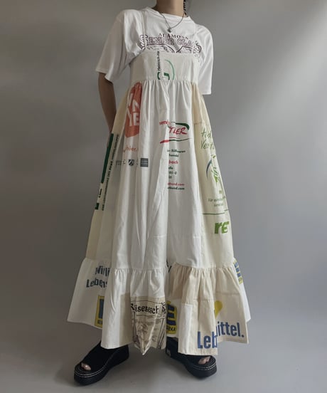 【RE;CIRCLE】RE Eco-Friendly Bag Camisole Long One-piece / 230727-018