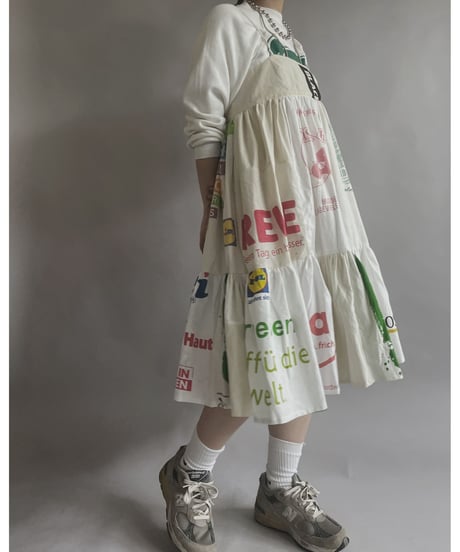 【RE;CIRCLE】RE Eco-Friendly Bag Camisole Middle One-piece / 230427-012