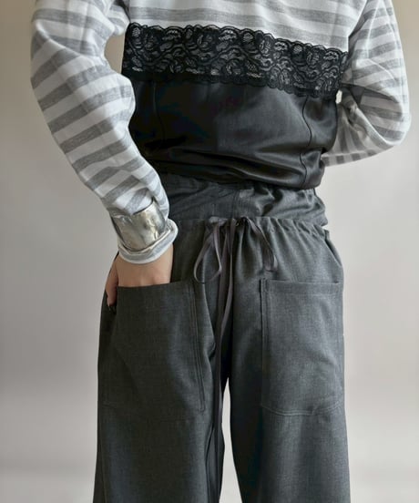 【RE;CIRCLE】 RE Suit Barrel Leg Pants/ 260420-020