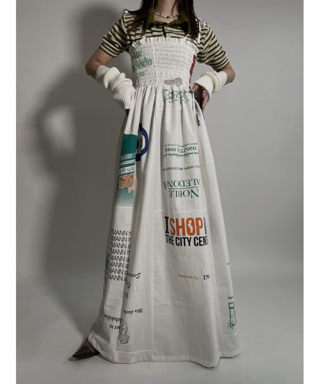 【RE;CIRCLE】 RE Eco Bag Camisole One-piece② /220407-002
