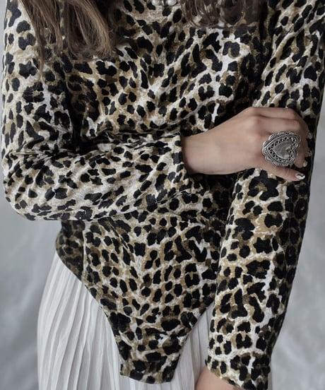 【USED】  Leopard Patterned Leotard/210921-027