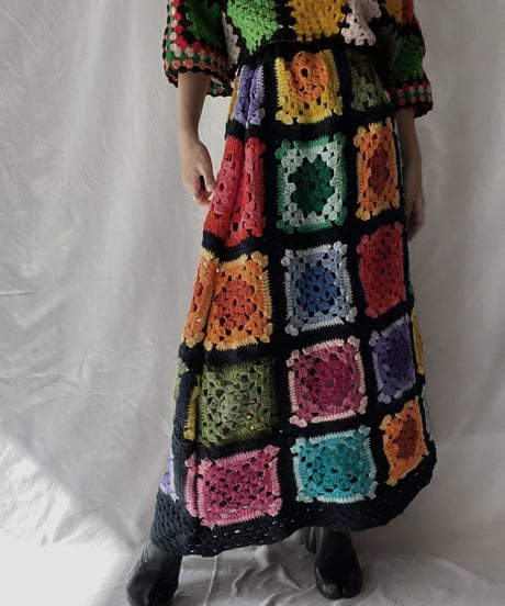 【RE;CIRCLE】 RE Granny Long Skirt④/211110-011