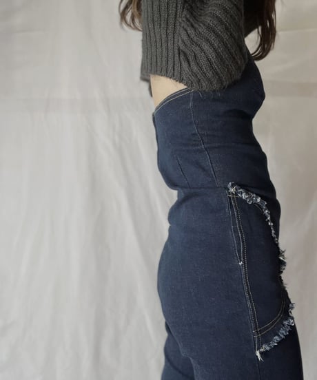 【USED】  Denim N/S All in One/211014-031