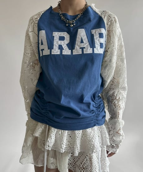 【RE;CIRCLE】 RE Lace Switching Raglan T-Shirt / 250605-009