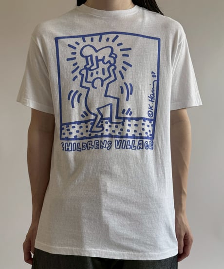 【USED】 Made in USA 87's Hanes KEITH HARING  T-Shirt /250621-032
