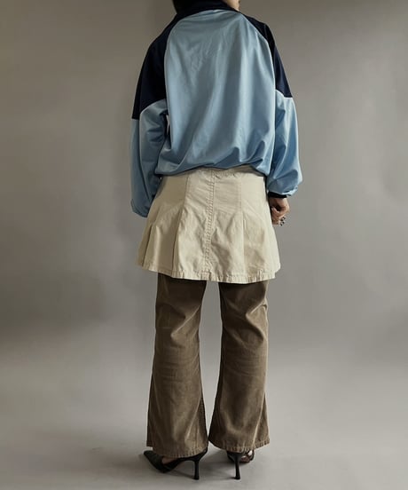 【USED】  Tacked Mini Skirt/240210-007