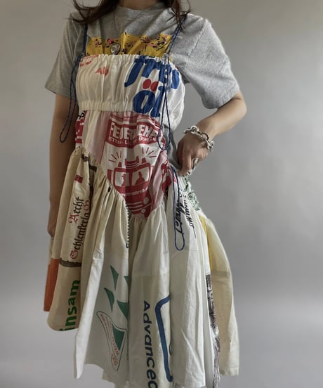 【RE;CIRCLE】RE Eco-Friendly Bag Code Camisole Middle One-piece / 240613-007