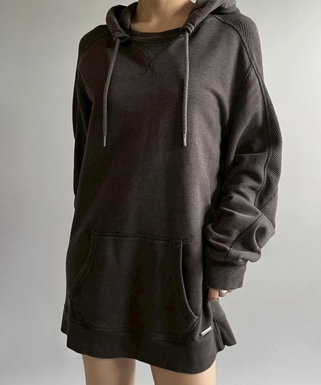 【USED】 DIESEL After Hooded Design Waffle Panel Parka/MS2510-005