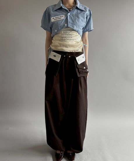 【Chinatsu Aoyama】 RE Makers Shirt Stripe/ 260702-029