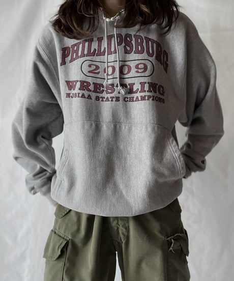 【USED】   Champion Reverse Weave Hoodie PHILLPSBURG/211007-027