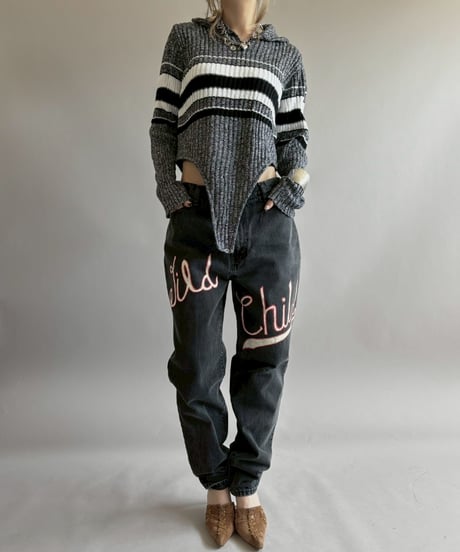 【RE;CIRCLE】 RE Rib Knit Leotard Top / 260416-012