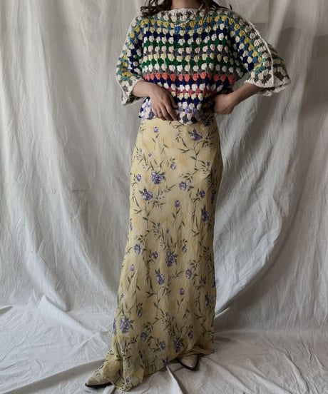 【USED】 Flower Patterned Camisole Dress/210421-008